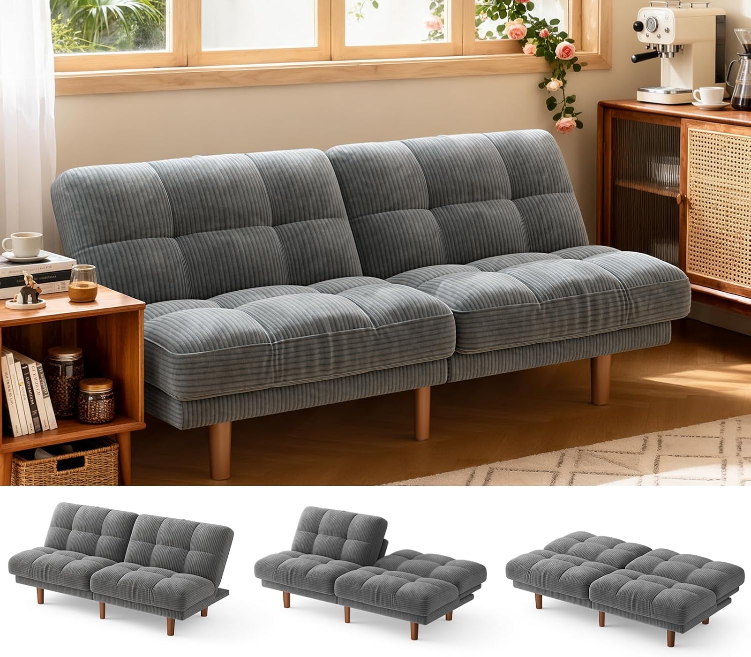 Home Office Guest Room - # 후톤 소파베드 조절 가능한 등받이