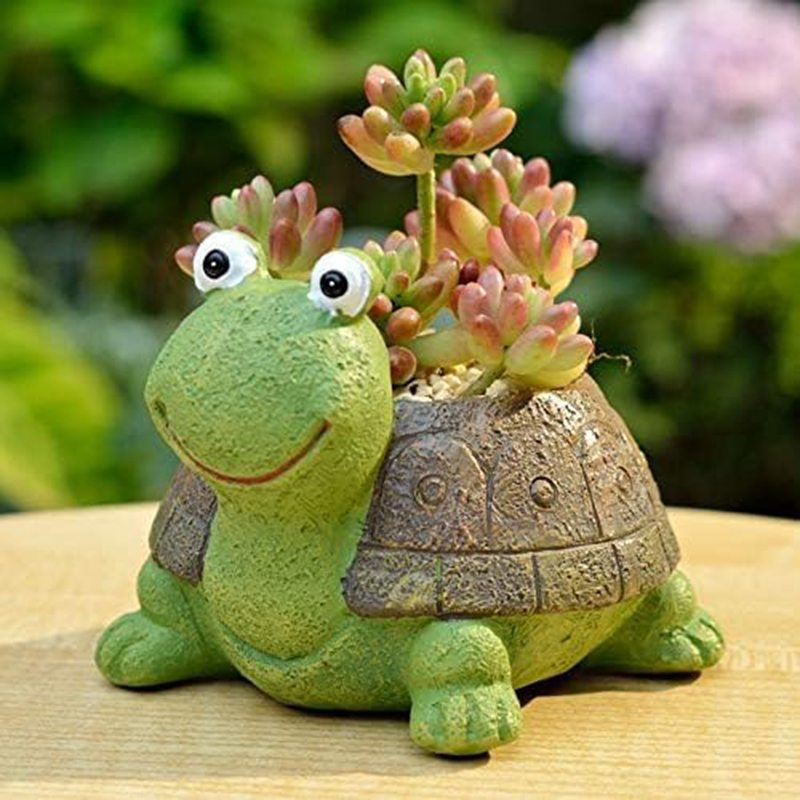 Plant Desk Mini - 귀여운 거북이 화분 다육 분재 선인장
