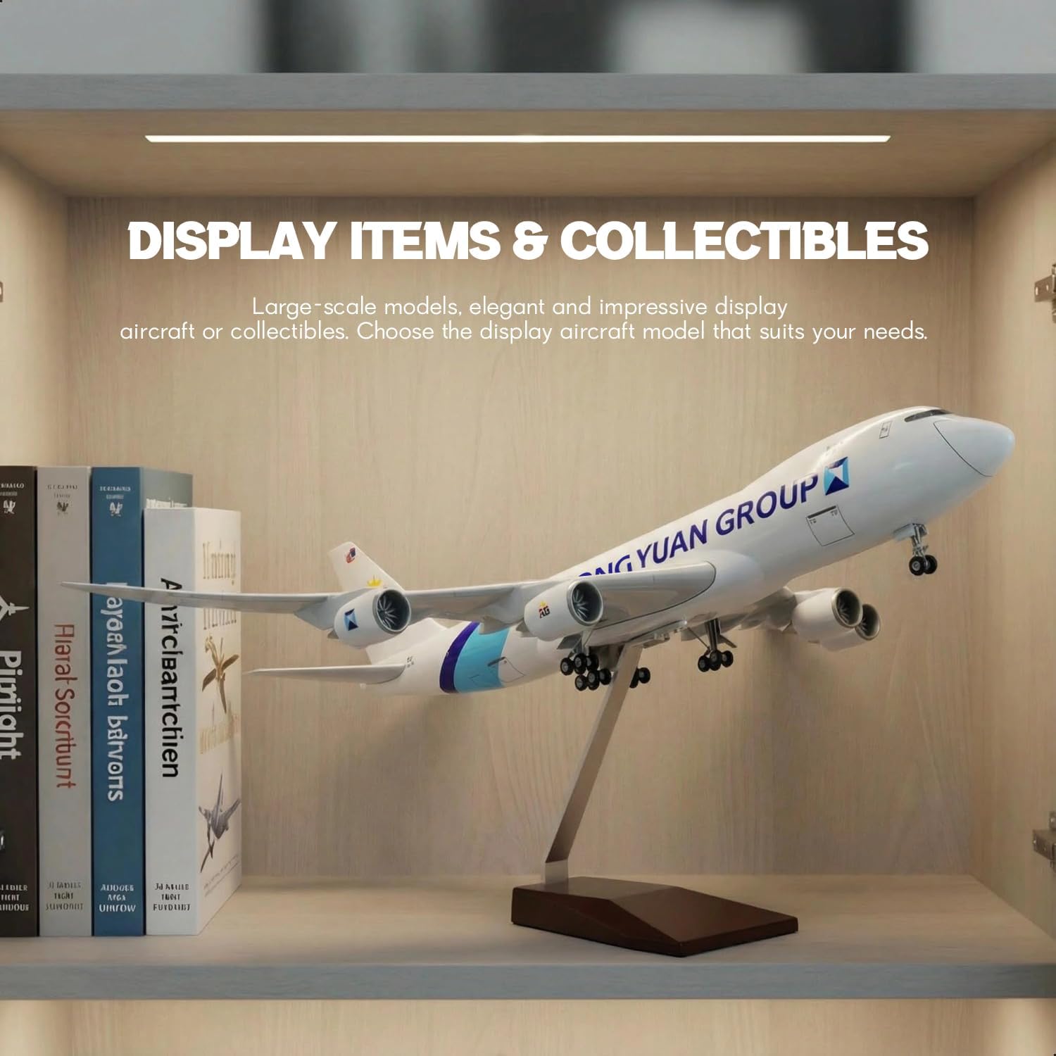 Home Office Pay - 1/160 대형 벨기에 B747 화물용 레진