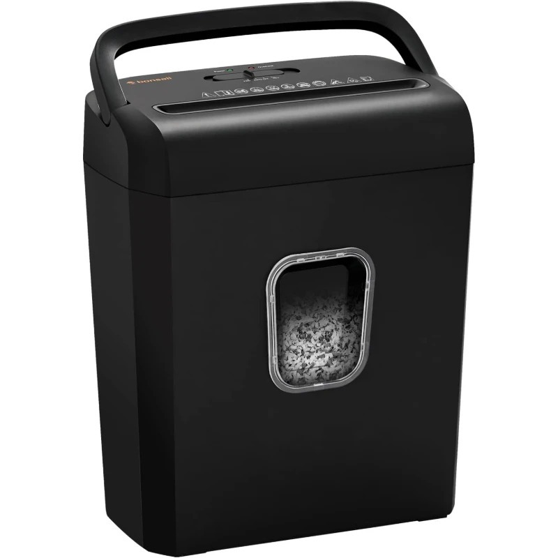 Paper Shredder Micro - Bonsaii 6매 마이크로 컷 문서 파쇄기,