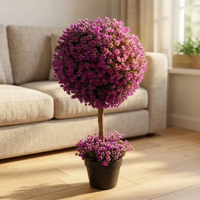 Plant Desk Mini - 인공 분재 화분 식물, 가정 사무실