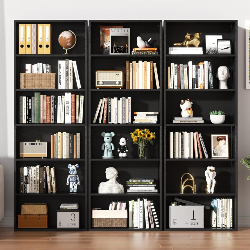 6단 오픈형 책장, 70.6인치 높이의 디스플레이 선반 - Home Office Living Room 리뷰 및 가격