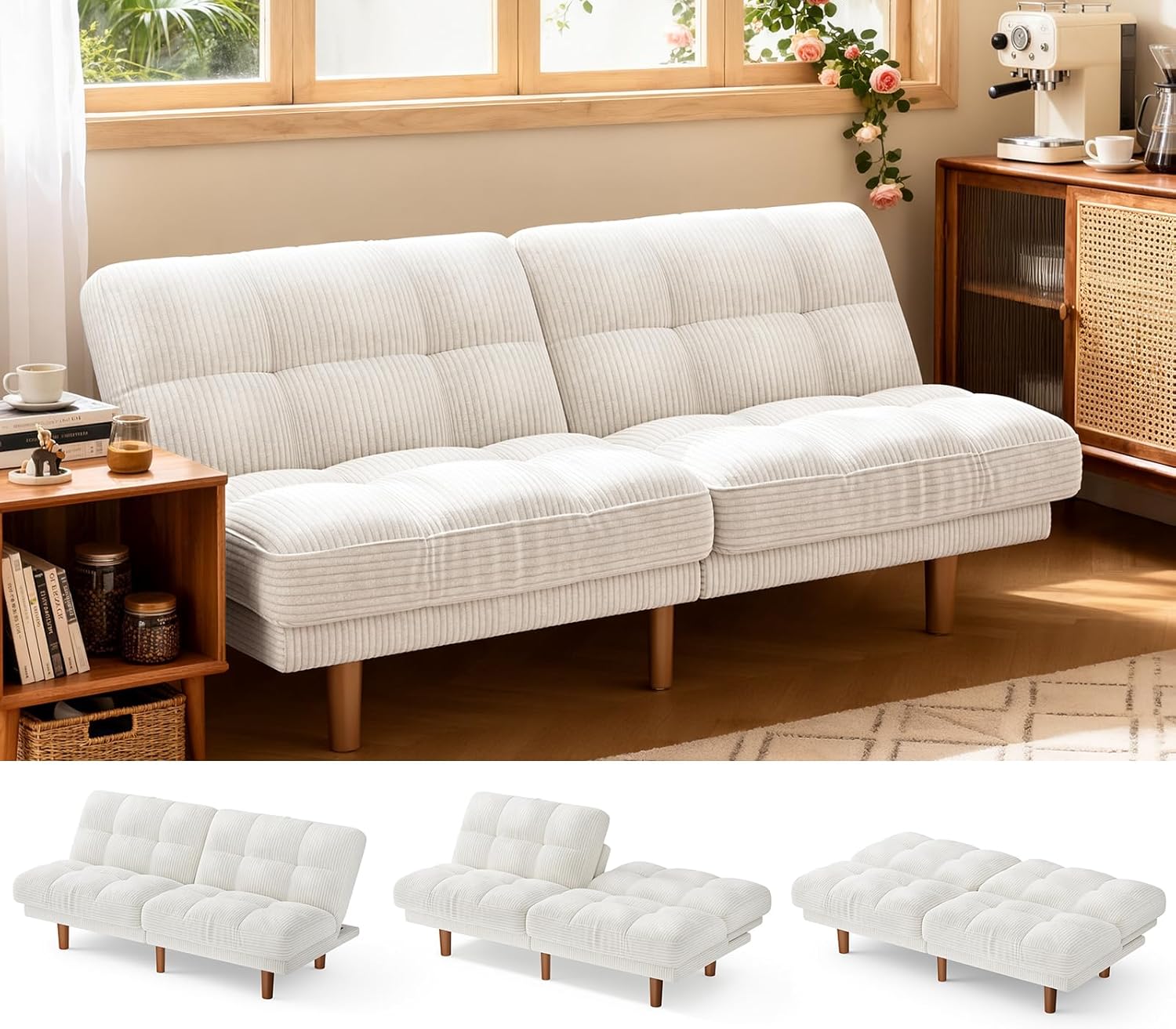 # 후톤 소파베드 조절 가능한 등받이 리클라이너 침대  - Home Office Guest Room 리뷰 및 가격