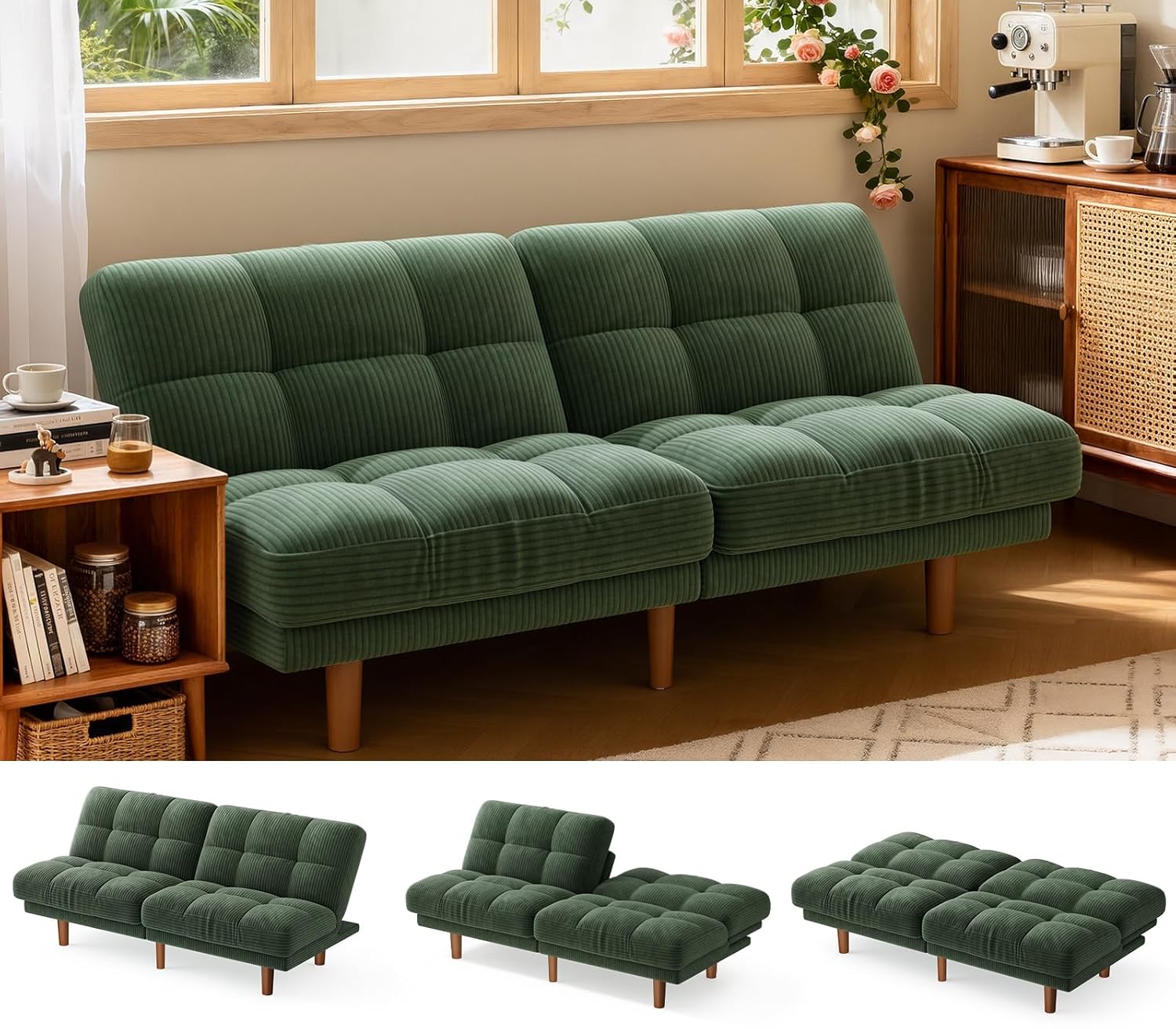# 후톤 소파베드 조절 가능한 등받이 리클라이너 침대  - Home Office Guest Room 리뷰 및 가격