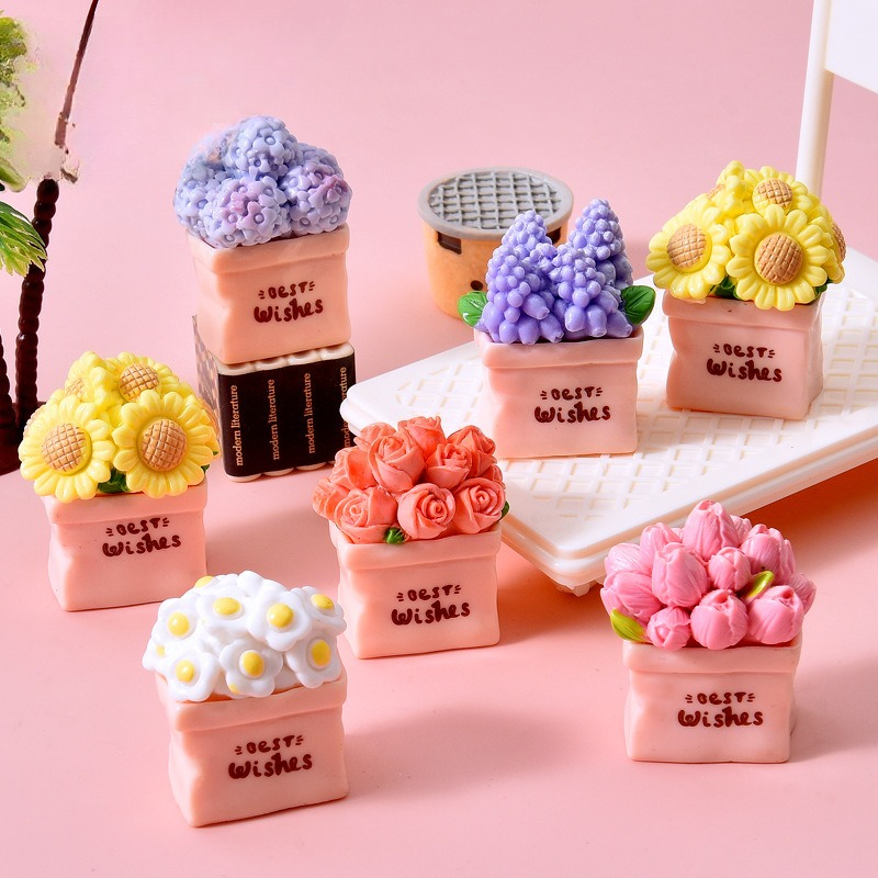 미니 꽃 냄비 식물 해바라기 장미 수지 Diy 데스크탑 - Plant Desk Mini 리뷰 및 가격