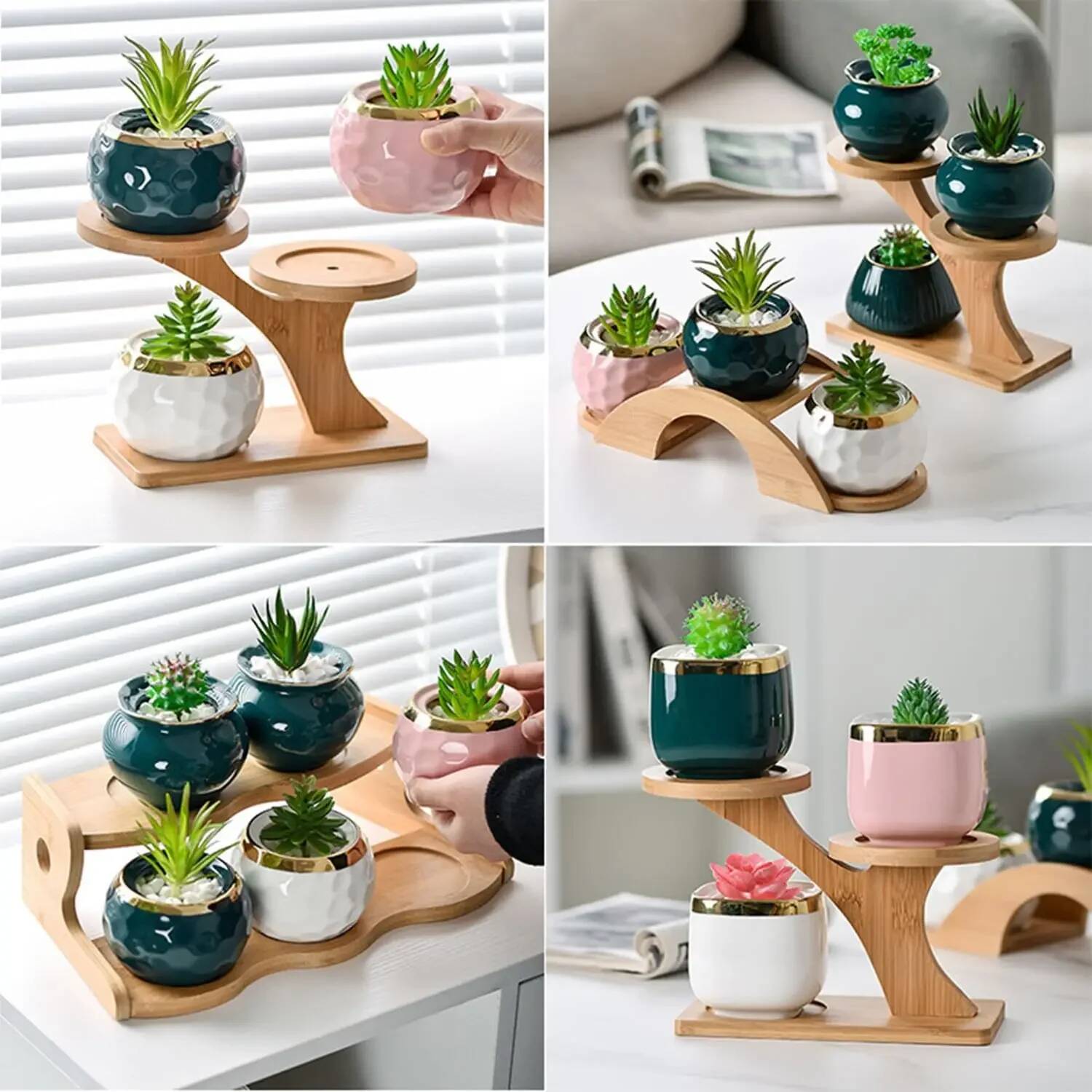 창턱 및 책상용 미니 식물 스탠드, 소형 실내 장식 선 - Plant Desk Mini 리뷰 및 가격