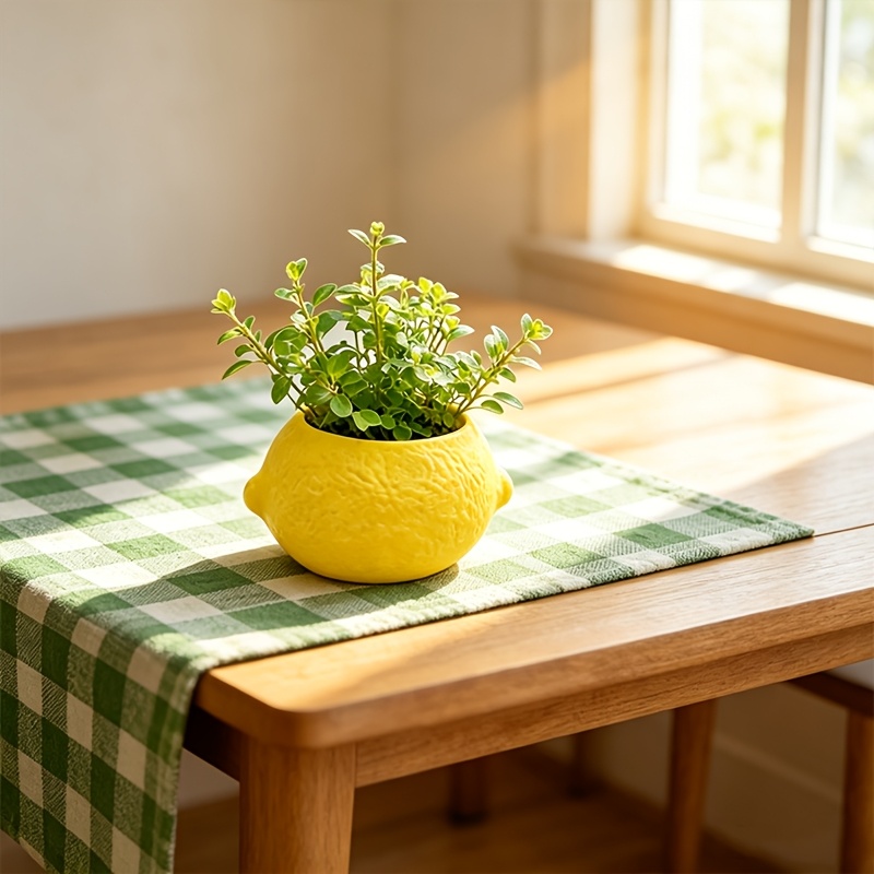 레몬 모양 장식 화분 다육 식물 선인장 미니 식물 데스 - Plant Desk Mini 리뷰 및 가격