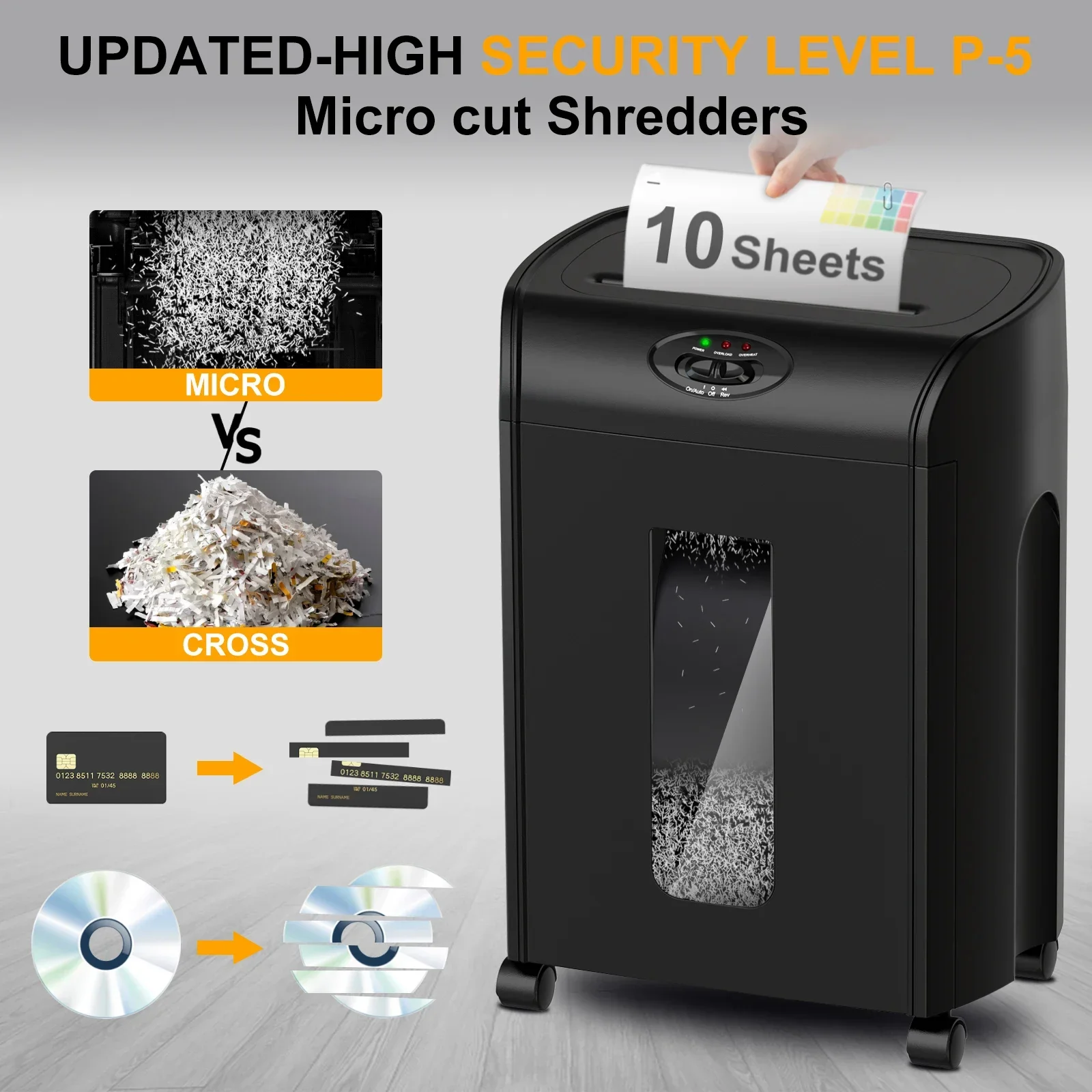 CD290P 10매 마이크로컷 종이 파쇄기 - Paper Shredder Micro 리뷰 및 가격