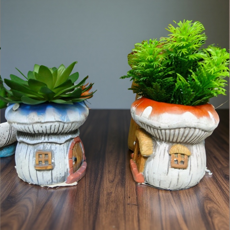 오리지널 버섯 모양 시멘트 다육 식물 화분 미니 정원  - Plant Desk Mini 리뷰 및 가격