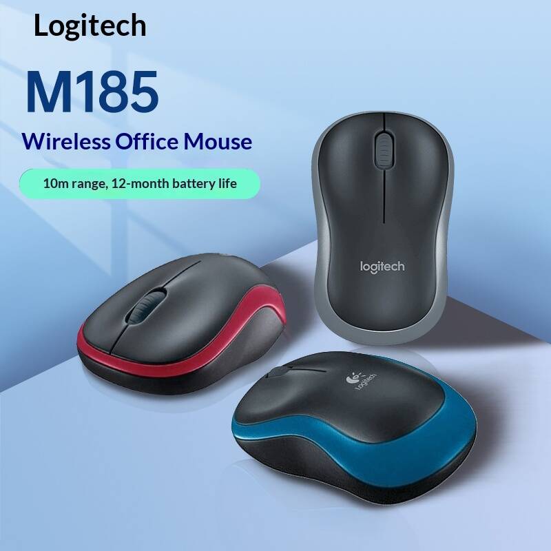 로지텍 M185 무선 광학 마우스(자동 전원 차단 기능 - Home Office Pay 리뷰 및 가격