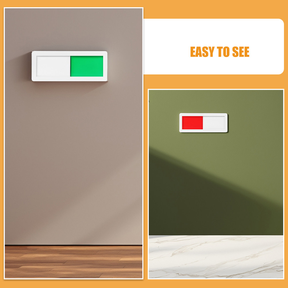 5Pcs DIY 슬라이딩 개인 정보 보호 문 표지판 화 - Home Office Vacantes 리뷰 및 가격