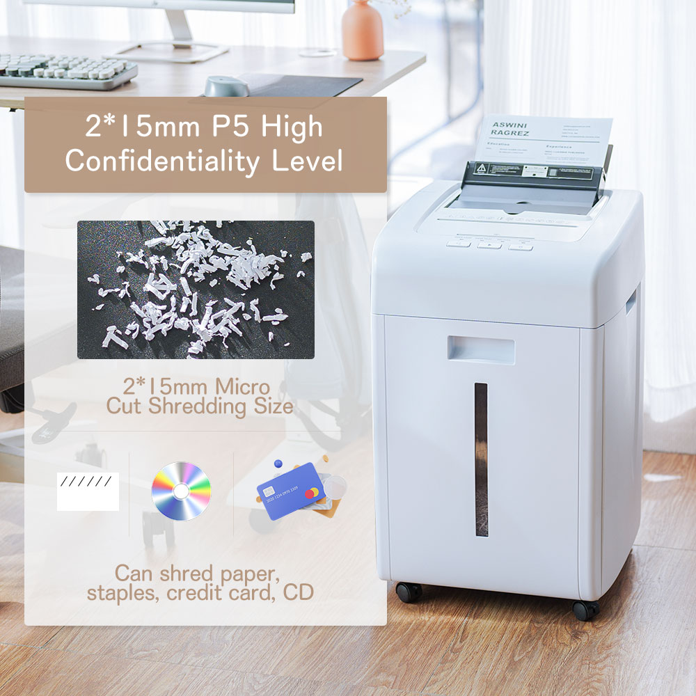 헤비듀티 35L 용지 파쇄기 200매 자동 공급 P-5 - Paper Shredder Micro 리뷰 및 가격