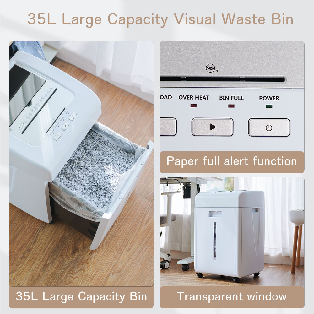 헤비듀티 35L 용지 파쇄기 200매 자동 공급 P-5 - Paper Shredder Micro 리뷰 및 가격
