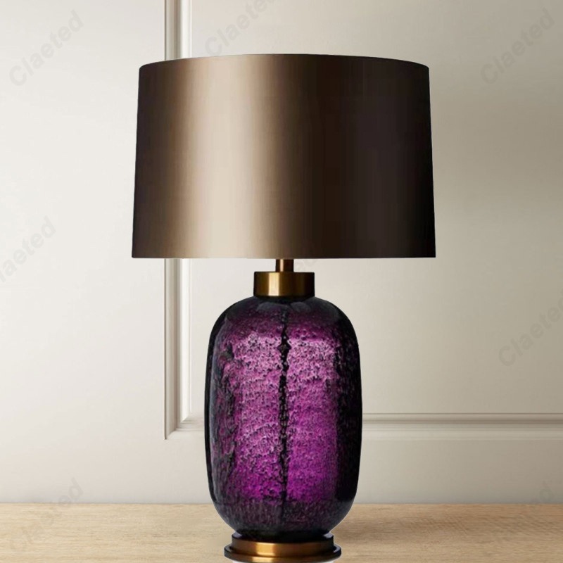 현대 미니멀리스트 LED 유럽 유리 테이블 램프 호텔  - Home Office Guest Room 리뷰 및 가격