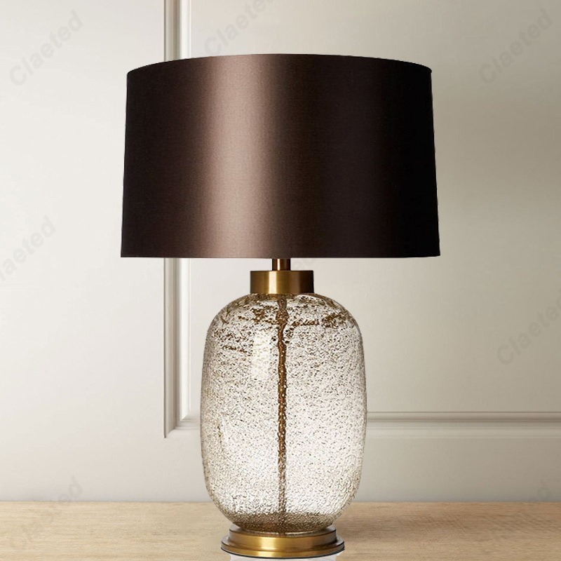 현대 미니멀리스트 LED 유럽 유리 테이블 램프 호텔  - Home Office Guest Room 리뷰 및 가격