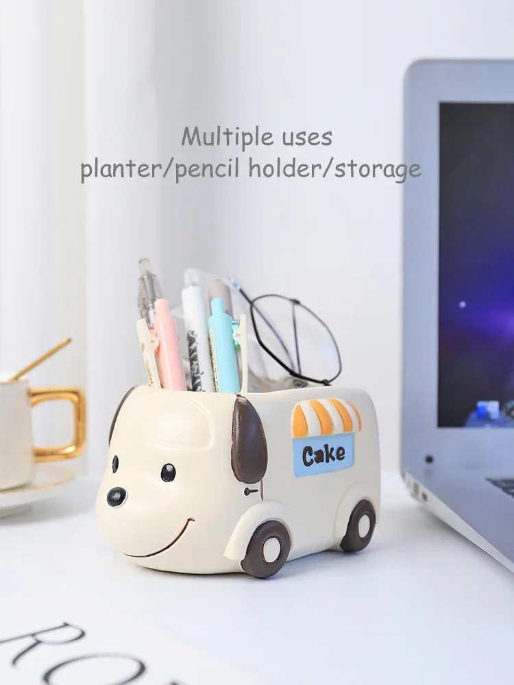 음식 트럭 동물 작은 화분 송진 다육 화분, 가정 사무 - Plant Desk Mini 리뷰 및 가격