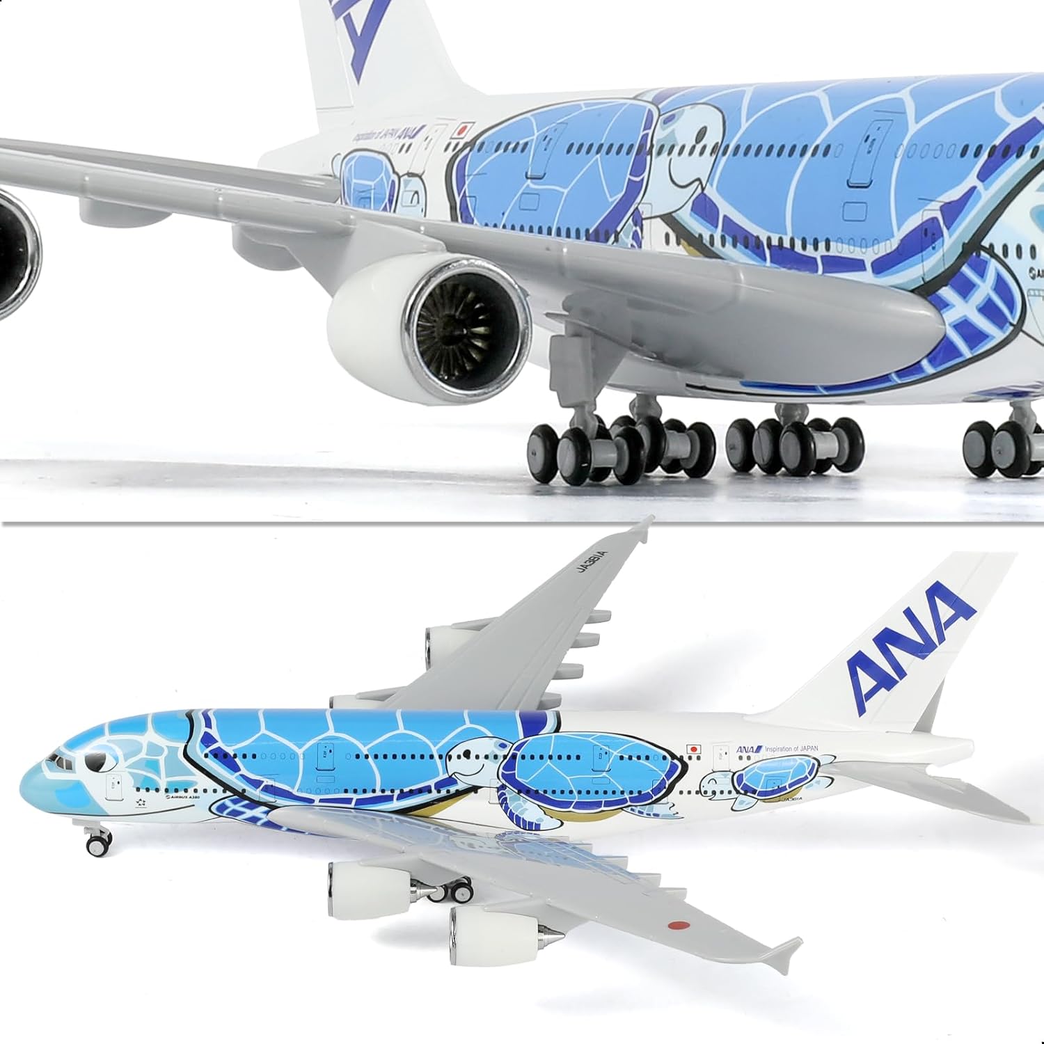 30cm ANA 터틀 A380 다이캐스트 레진 비행기  - Home Office Pay 리뷰 및 가격